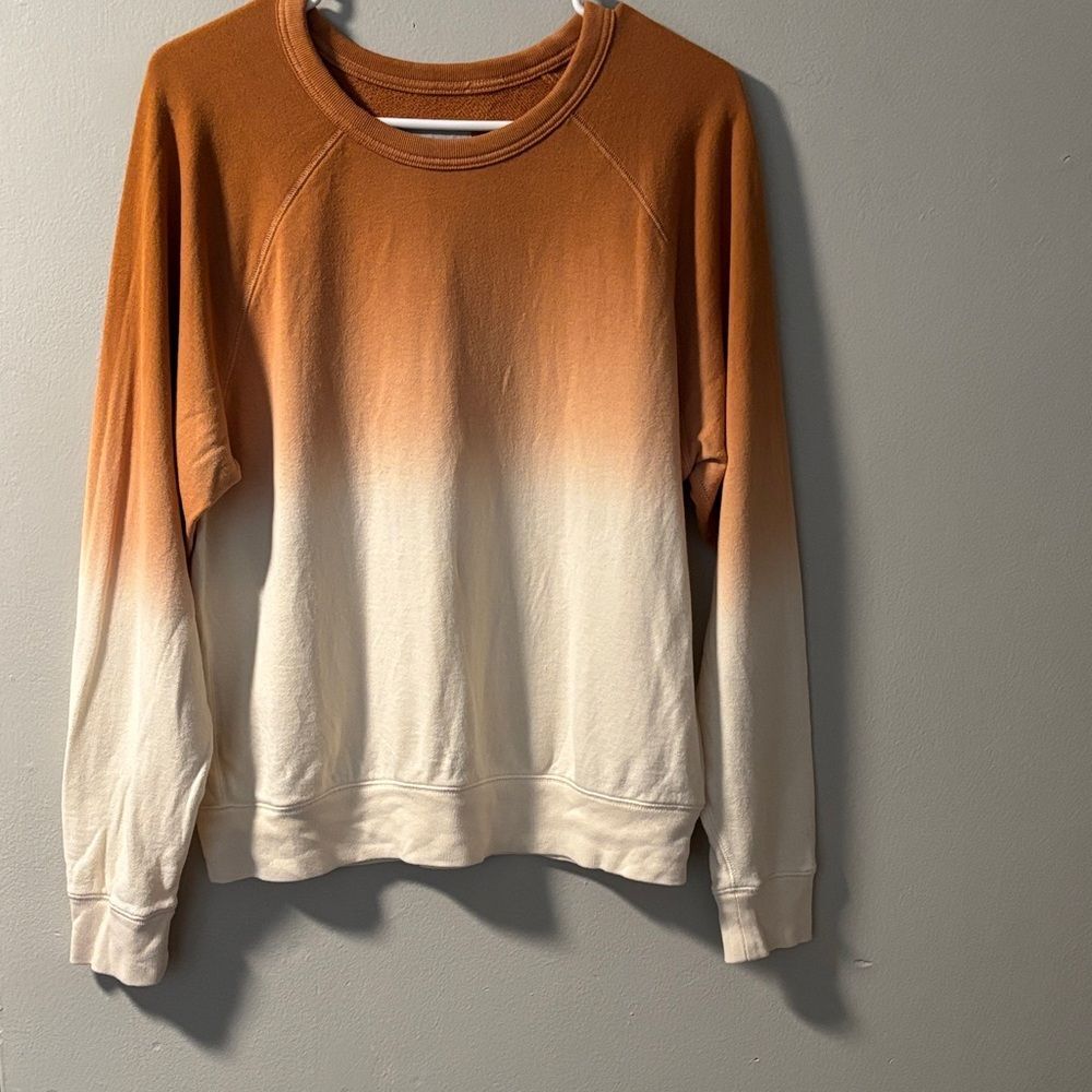Everlane Warm Orange sweatshirt women’s size medium